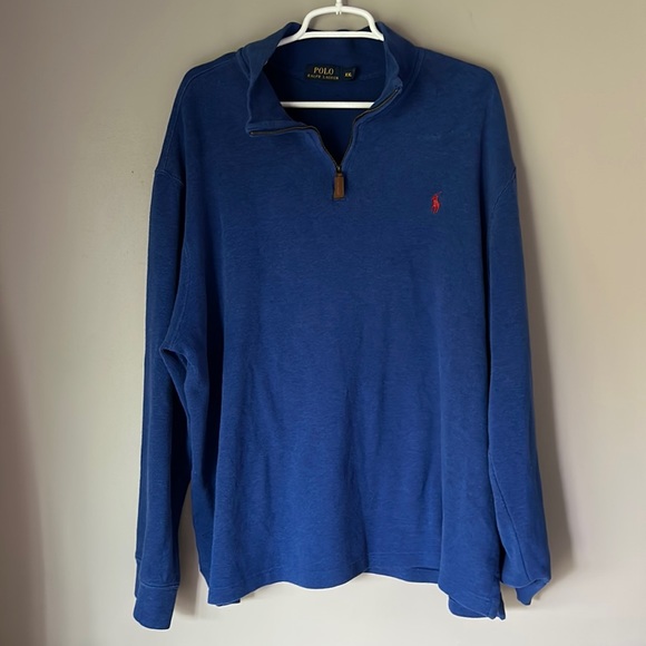 Polo Ralph Lauren Other - POLO RALPH LAUREN Men’s Blue Quarter Zip Sweatshirt